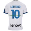 Maillot de Supporter Inter Milan Lautaro Martinez 10 Extérieur 2021-22 Pour Homme